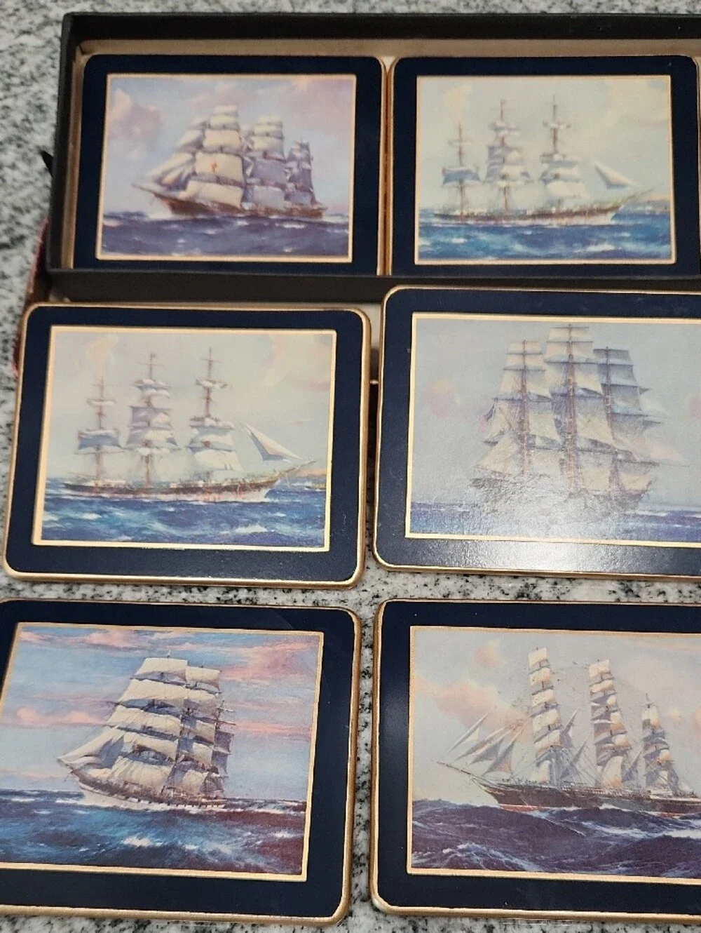 Lady Clare Nautical 12 Placemats And 6 Coaster Set